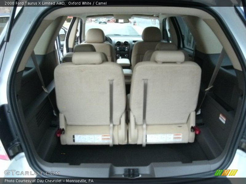 Oxford White / Camel 2008 Ford Taurus X Limited AWD