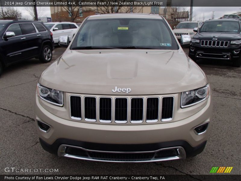 Cashmere Pearl / New Zealand Black/Light Frost 2014 Jeep Grand Cherokee Limited 4x4