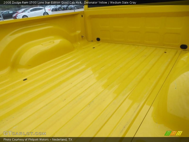 Detonator Yellow / Medium Slate Gray 2008 Dodge Ram 1500 Lone Star Edition Quad Cab 4x4