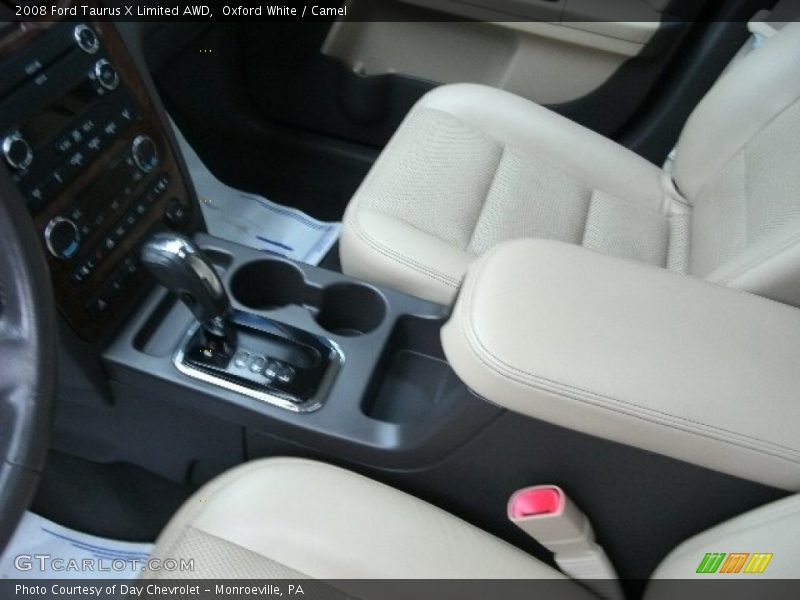 Oxford White / Camel 2008 Ford Taurus X Limited AWD