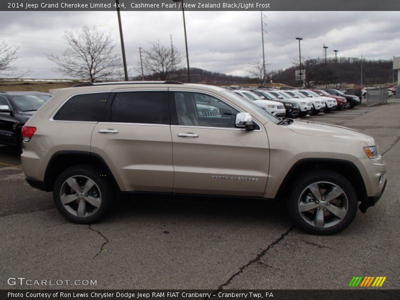 Cashmere Pearl / New Zealand Black/Light Frost 2014 Jeep Grand Cherokee Limited 4x4