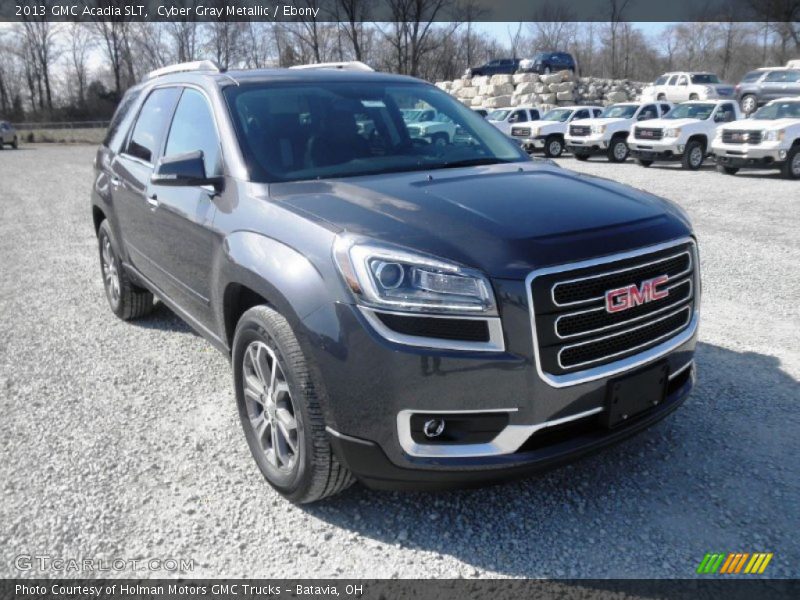 Cyber Gray Metallic / Ebony 2013 GMC Acadia SLT