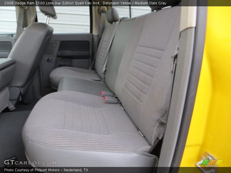 Detonator Yellow / Medium Slate Gray 2008 Dodge Ram 1500 Lone Star Edition Quad Cab 4x4