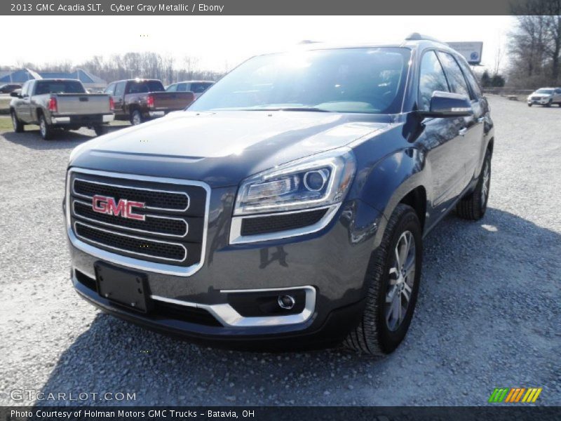 Cyber Gray Metallic / Ebony 2013 GMC Acadia SLT