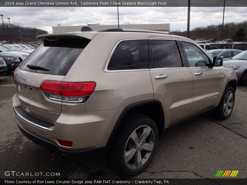 Cashmere Pearl / New Zealand Black/Light Frost 2014 Jeep Grand Cherokee Limited 4x4