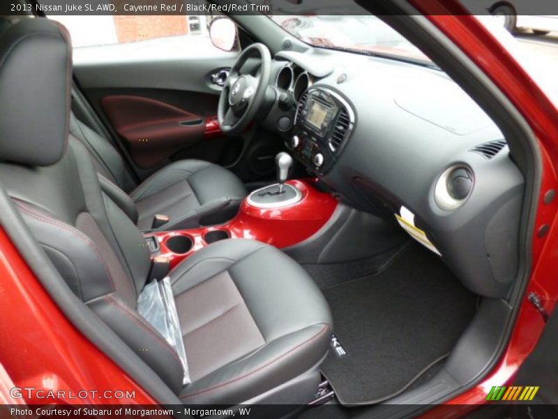 Cayenne Red / Black/Red/Red Trim 2013 Nissan Juke SL AWD