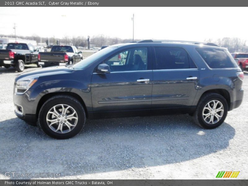 Cyber Gray Metallic / Ebony 2013 GMC Acadia SLT