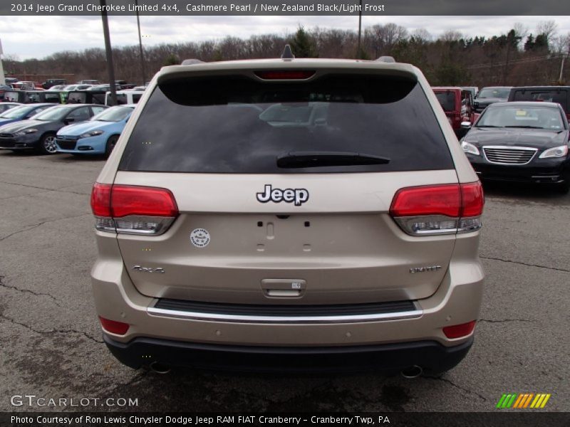 Cashmere Pearl / New Zealand Black/Light Frost 2014 Jeep Grand Cherokee Limited 4x4