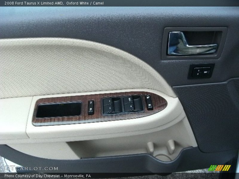 Oxford White / Camel 2008 Ford Taurus X Limited AWD