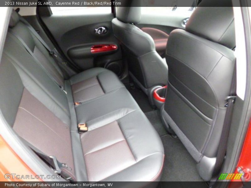 Cayenne Red / Black/Red/Red Trim 2013 Nissan Juke SL AWD