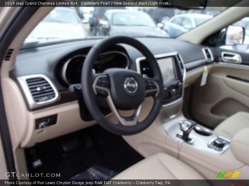 Cashmere Pearl / New Zealand Black/Light Frost 2014 Jeep Grand Cherokee Limited 4x4