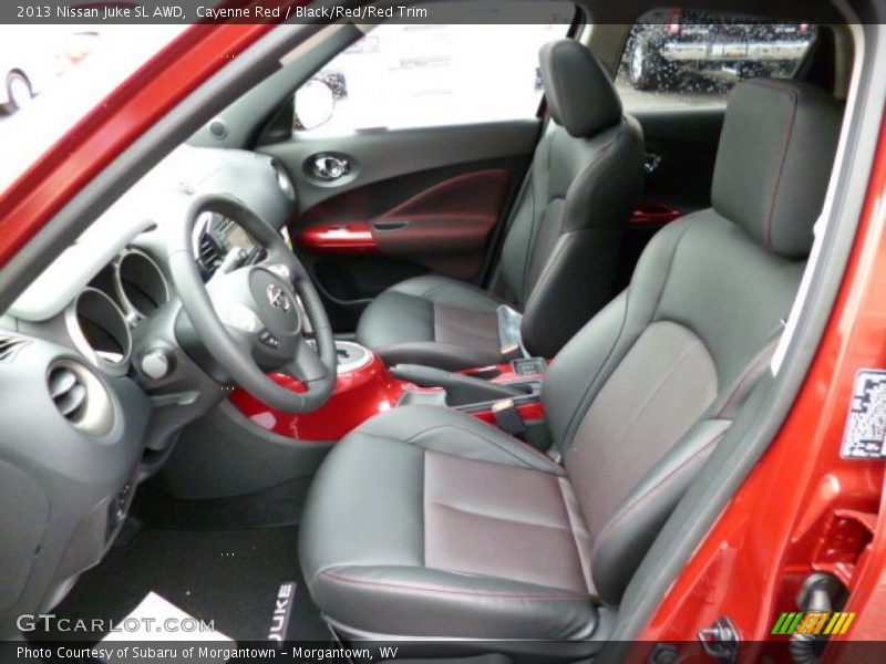 Cayenne Red / Black/Red/Red Trim 2013 Nissan Juke SL AWD