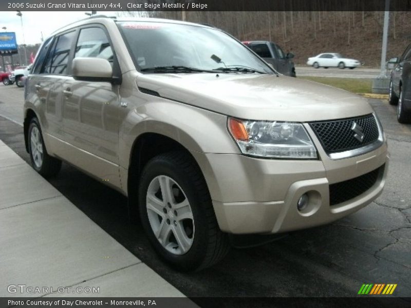 Clear Beige Metallic / Beige 2006 Suzuki Grand Vitara Luxury 4x4