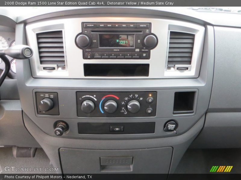 Controls of 2008 Ram 1500 Lone Star Edition Quad Cab 4x4