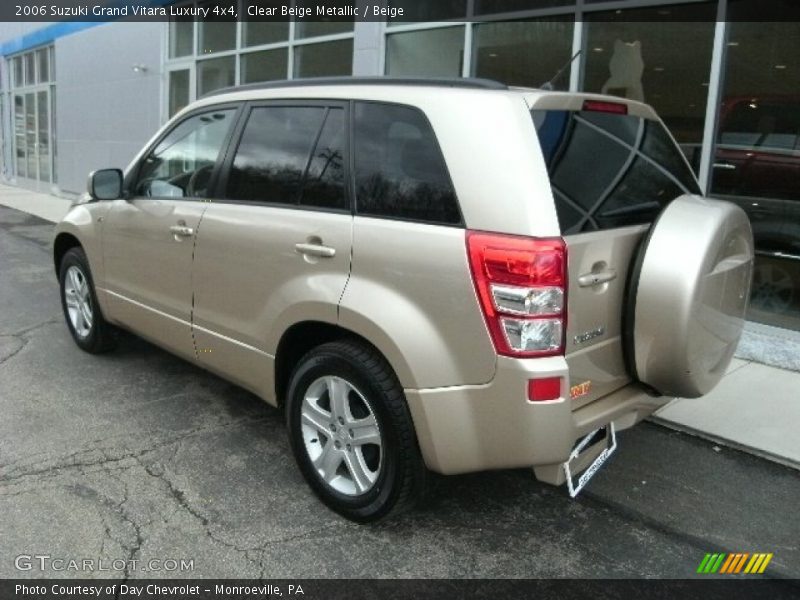 Clear Beige Metallic / Beige 2006 Suzuki Grand Vitara Luxury 4x4