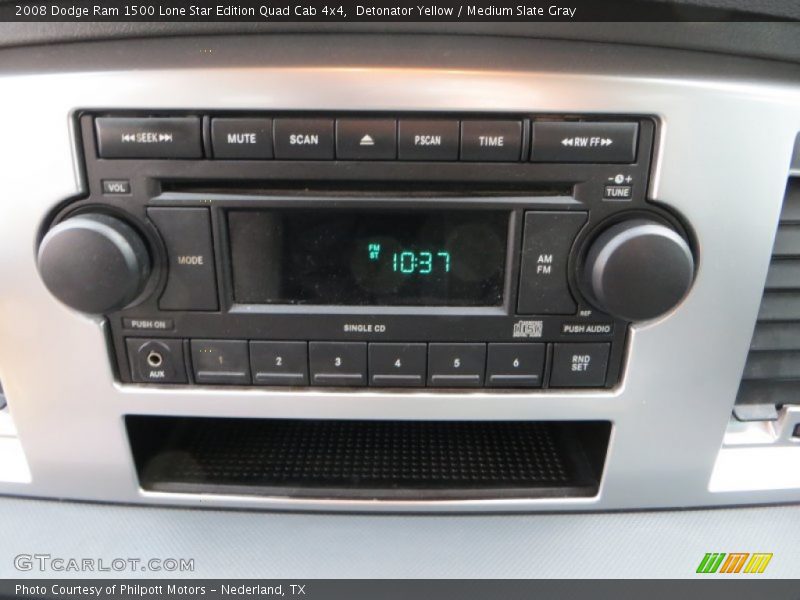 Audio System of 2008 Ram 1500 Lone Star Edition Quad Cab 4x4