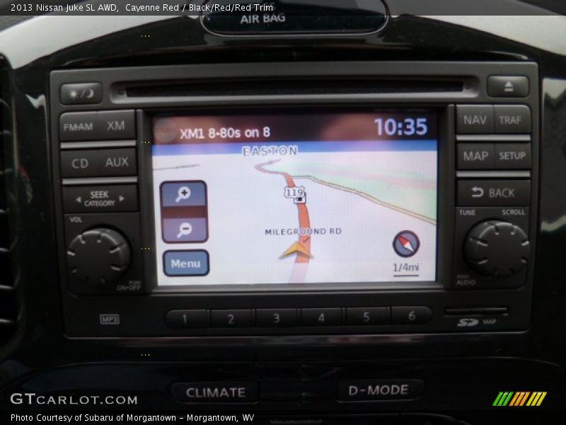 Cayenne Red / Black/Red/Red Trim 2013 Nissan Juke SL AWD