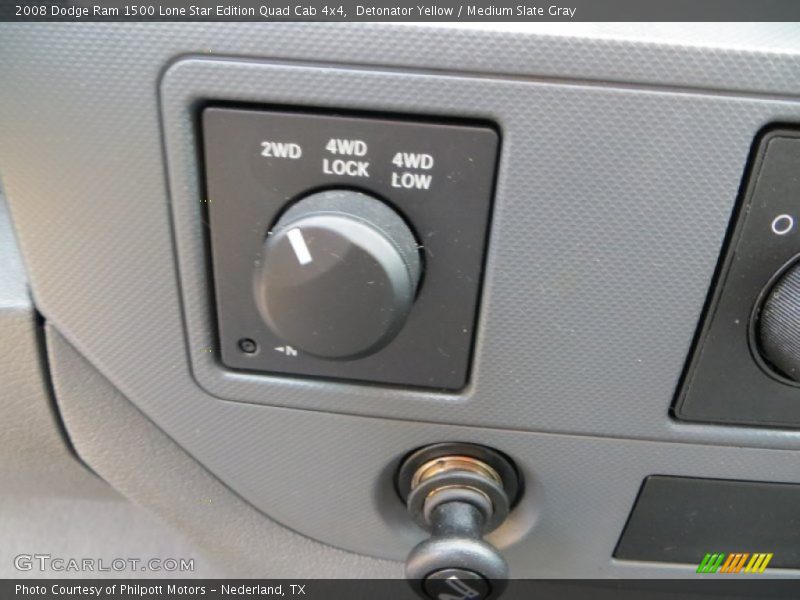 Controls of 2008 Ram 1500 Lone Star Edition Quad Cab 4x4