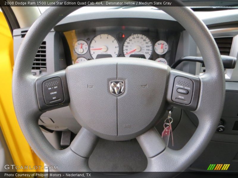  2008 Ram 1500 Lone Star Edition Quad Cab 4x4 Steering Wheel