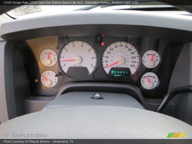  2008 Ram 1500 Lone Star Edition Quad Cab 4x4 Lone Star Edition Quad Cab 4x4 Gauges