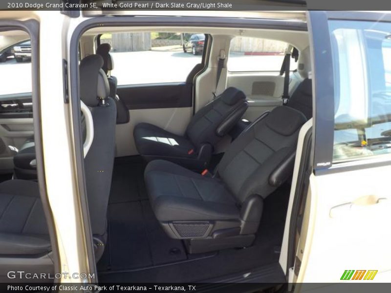 White Gold Pearl / Dark Slate Gray/Light Shale 2010 Dodge Grand Caravan SE