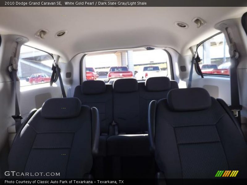 White Gold Pearl / Dark Slate Gray/Light Shale 2010 Dodge Grand Caravan SE