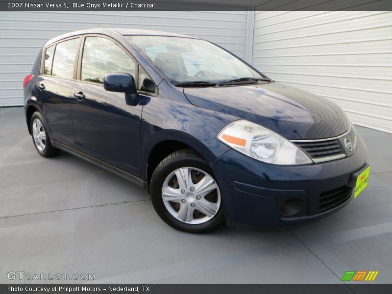 Blue Onyx Metallic / Charcoal 2007 Nissan Versa S