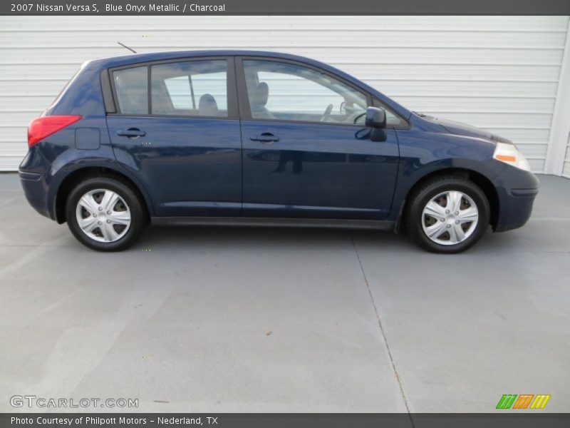 Blue Onyx Metallic / Charcoal 2007 Nissan Versa S