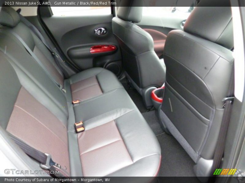 Gun Metallic / Black/Red/Red Trim 2013 Nissan Juke SL AWD