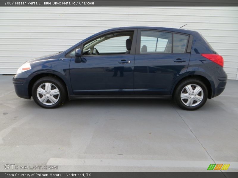 Blue Onyx Metallic / Charcoal 2007 Nissan Versa S