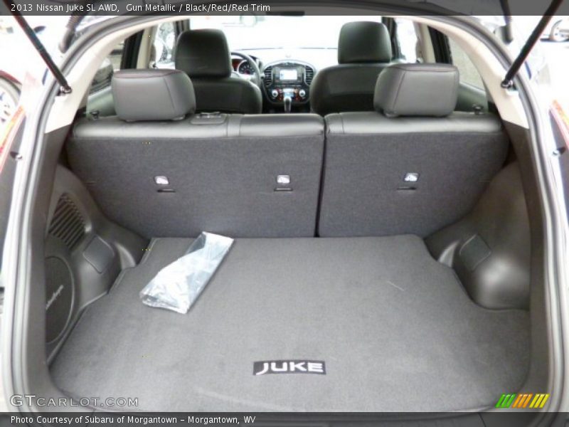 Gun Metallic / Black/Red/Red Trim 2013 Nissan Juke SL AWD
