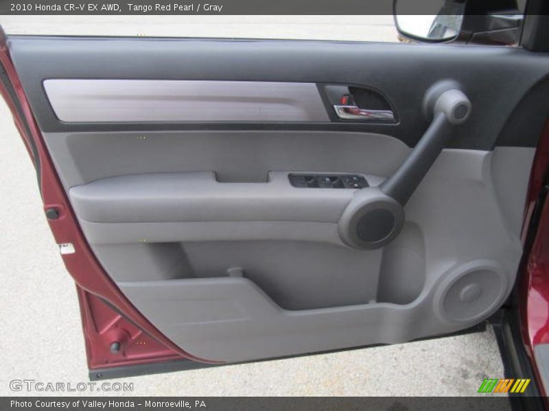 Tango Red Pearl / Gray 2010 Honda CR-V EX AWD