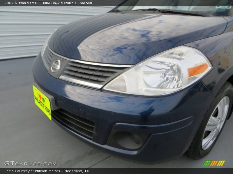 Blue Onyx Metallic / Charcoal 2007 Nissan Versa S