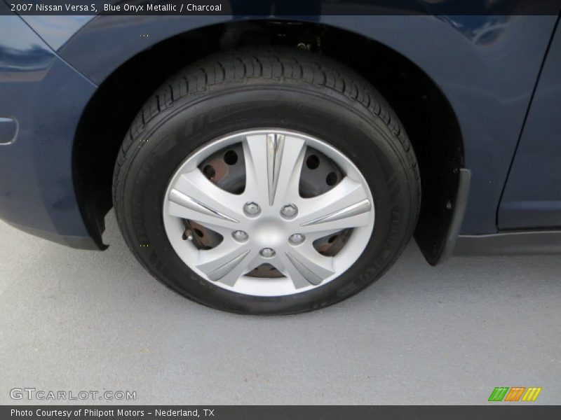 Blue Onyx Metallic / Charcoal 2007 Nissan Versa S