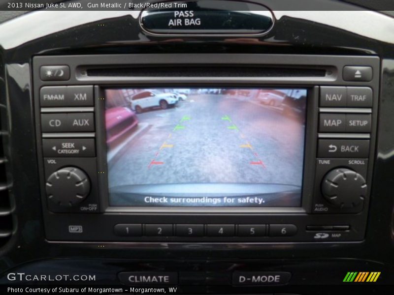 Gun Metallic / Black/Red/Red Trim 2013 Nissan Juke SL AWD