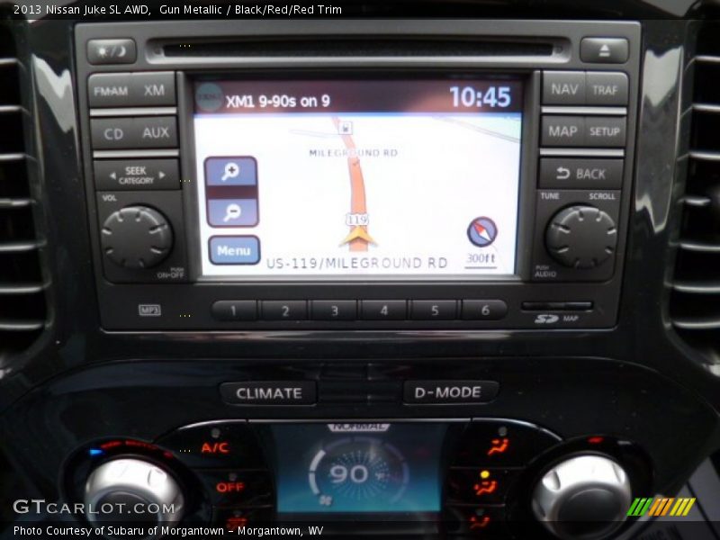 Gun Metallic / Black/Red/Red Trim 2013 Nissan Juke SL AWD