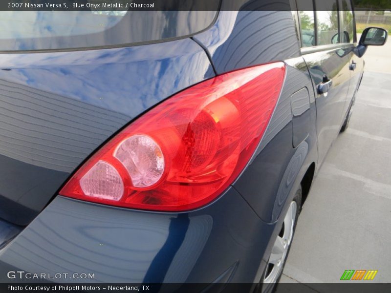 Blue Onyx Metallic / Charcoal 2007 Nissan Versa S