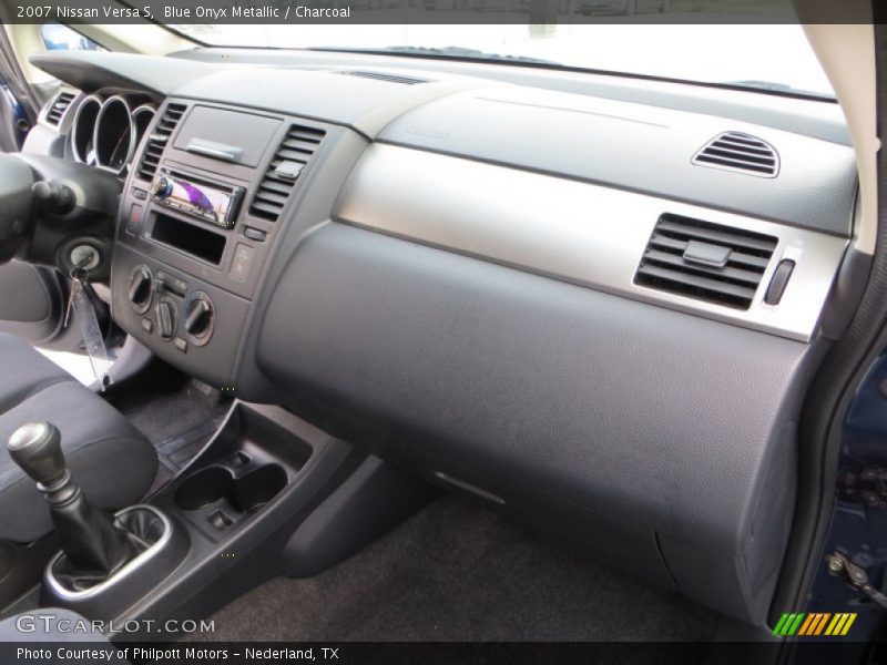 Blue Onyx Metallic / Charcoal 2007 Nissan Versa S