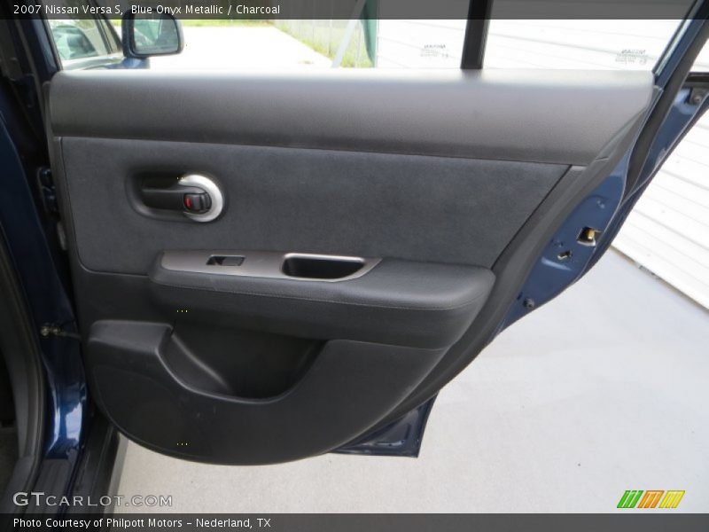 Blue Onyx Metallic / Charcoal 2007 Nissan Versa S