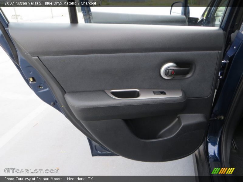 Blue Onyx Metallic / Charcoal 2007 Nissan Versa S