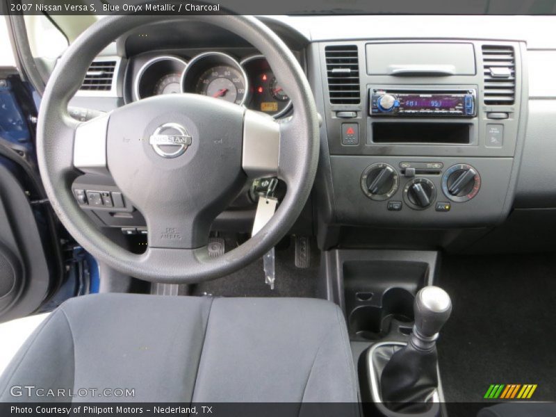 Blue Onyx Metallic / Charcoal 2007 Nissan Versa S