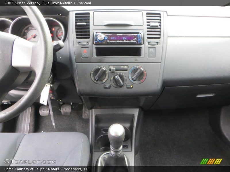 Blue Onyx Metallic / Charcoal 2007 Nissan Versa S