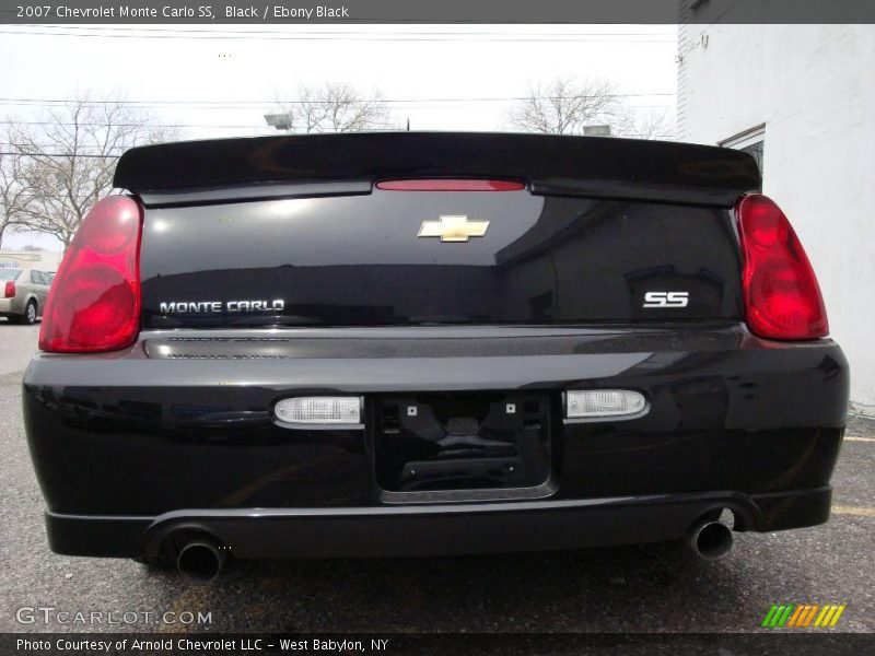 Black / Ebony Black 2007 Chevrolet Monte Carlo SS