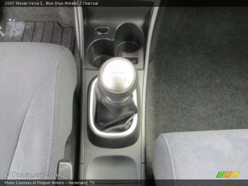 Blue Onyx Metallic / Charcoal 2007 Nissan Versa S