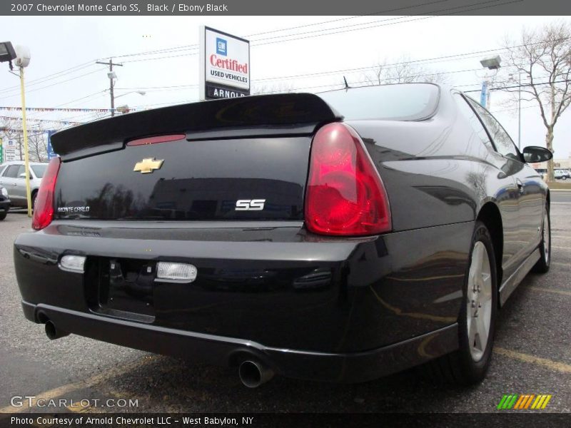 Black / Ebony Black 2007 Chevrolet Monte Carlo SS