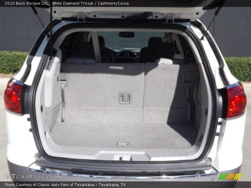 White Diamond Tricoat / Cashmere/Cocoa 2010 Buick Enclave CXL