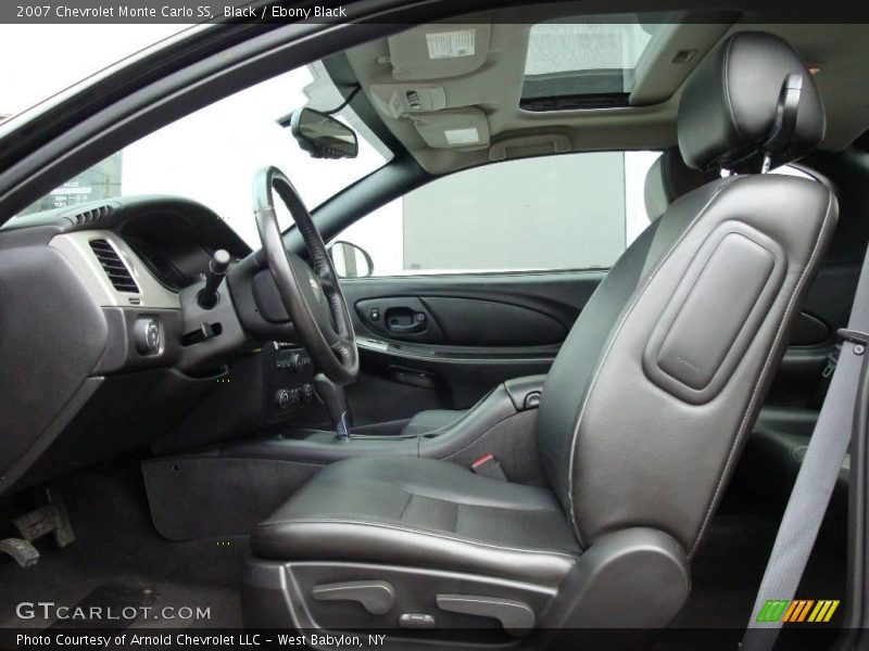 Black / Ebony Black 2007 Chevrolet Monte Carlo SS