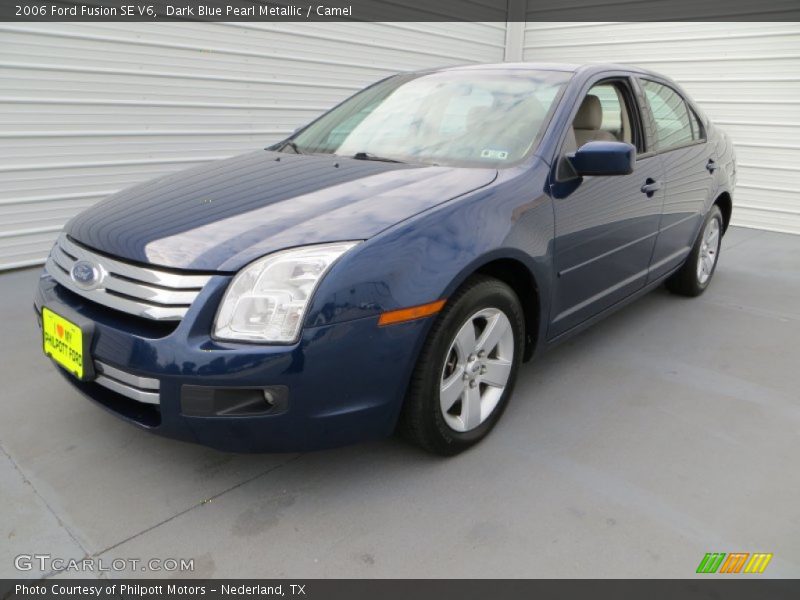 Dark Blue Pearl Metallic / Camel 2006 Ford Fusion SE V6