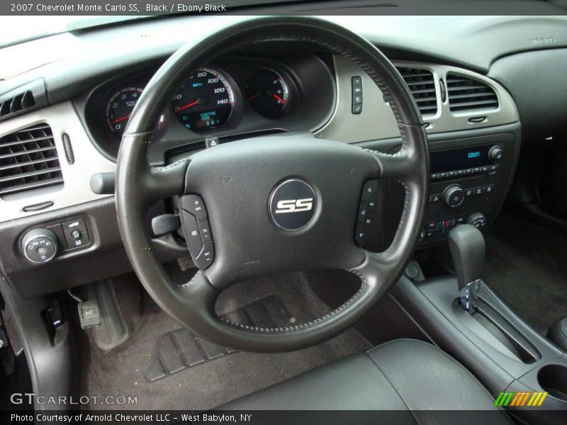 Black / Ebony Black 2007 Chevrolet Monte Carlo SS