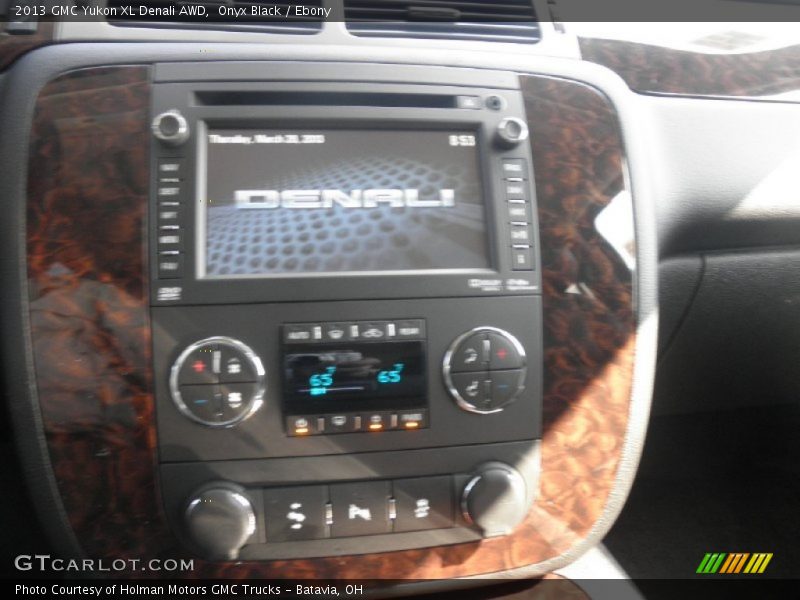 Onyx Black / Ebony 2013 GMC Yukon XL Denali AWD
